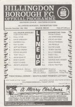 Hillingdon Borough v Basingstoke Town  18-Dec-1982