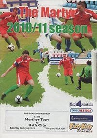 Merthyr Town v Bath City 16-Jul-2011
