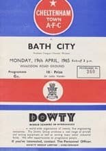 Cheltenham Town v Bath City 19-Apr-1965