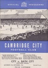 Cambridge City v Bath City 21-Nov-1964