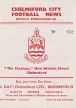 Chelmsford City v Bath City 28-Mar-1964
