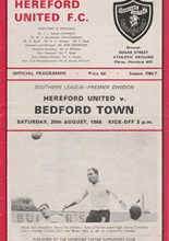 Hereford United v Bedford Town 20-Aug-1966