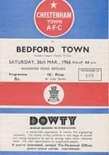 Cheltenham Town v Bedford Town 26-Mar-1966