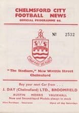 Chelmsford City v Bedford Town 07-Dec-1963