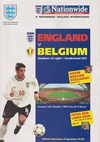 England v Belgium 10-Oct-1999