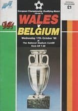 Wales v Belgium 17-Oct-1990