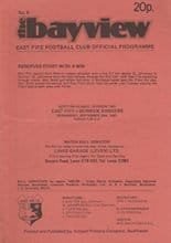 East Fife v Berwick Rangers 28-Sep-1983