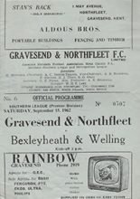 Gravesend & Northfleet v Bexleyheath & Welling 15-Sep-1962