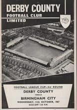 Derby County v Birmingham City 11-Oct-1967