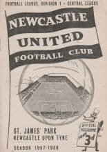 Newcastle United v Birmingham City  11-Jan-1958