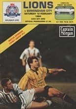 Millwall v Birmingham City 12-Feb-1994