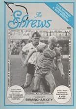 Shrewsbury Town v Birmingham City 13-Dec-1986