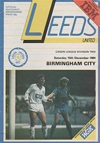 Leeds United v Birmingham City 15-Dec-1984