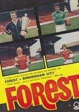 Nottingham Forest v Birmingham City 16-Dec-1978