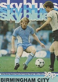 Coventry City v Birmingham City 16-Apr-1983