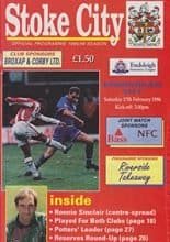 Stoke City v Birmingham City 17-Feb-1996