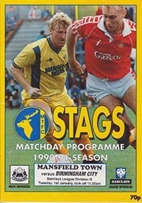 Mansfield Town v Birmingham City 01-Jan-1991