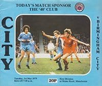 Manchester City v Birmingham City 01-May-1979