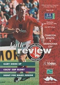 Charlton Athletic v Birmingham City 20-Nov-1996