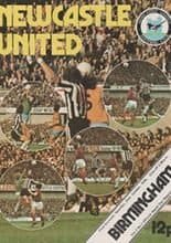 Newcastle United v Birmingham City 23-Oct-1976