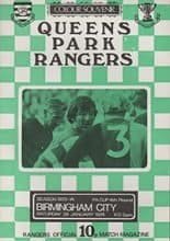 Queens Park Rangers v Birmingham City 26-Jan-1974