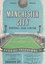 Manchester City v Birmingham City 27-Dec-1958