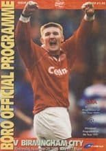 Middlesbrough v Birmingham City 29-Nov-1995