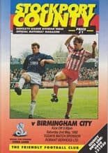 Stockport County v Birmingham City 02-May-1992
