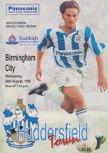 Huddersfield Town v Birmingham City 30-Aug-1995