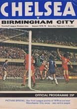 Chelsea v Birmingham City 03-Feb-1979