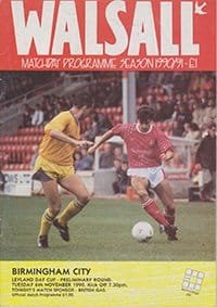 Walsall v Birmingham City 06-Nov-1990