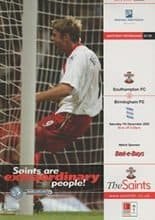 Southampton v Birmingham City 07-Dec-2002