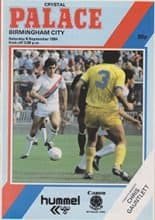 Crystal Palace v Birmingham City 08-Sep-1984