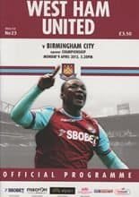 West Ham United v Birmingham City 09-Apr-2012