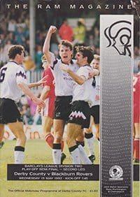 Derby County v Blackburn Rovers 13-May-1992