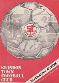 Swindon Town v Blackburn Rovers 17-Nov-1979
