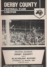 Derby County v Blackburn Rovers 01-Mar-1969