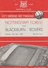 Nottingham Forest v Blackburn Rovers 23-Apr-1966