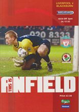 Liverpool v Blackburn Rovers 26-Dec-2002