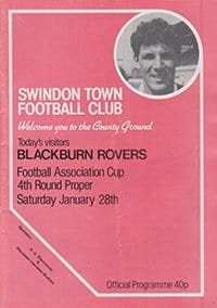 Swindon Town v Blackburn Rovers 28-Jan-1984