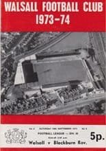 Walsall v Blackburn Rovers 29-Sep-1973