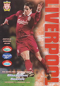 Liverpool v Blackburn Rovers 31-Jan-1998