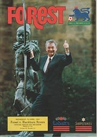 Nottingham Forest v Blackburn Rovers 07-Apr-1993