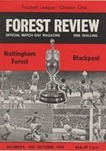 Nottingham Forest v Blackpool 10-Oct-1970