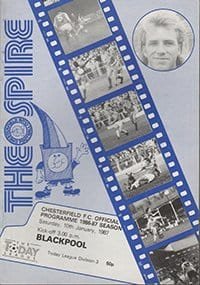 Chesterfield v Blackpool 10-Jan-1987