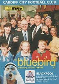 Cardiff City v Blackpool 12-Mar-1994