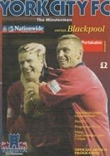 York City v Blackpool 22-Dec-2000
