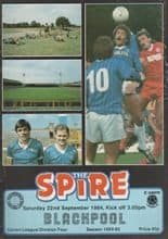 Chesterfield v Blackpool 22-Sep-1984