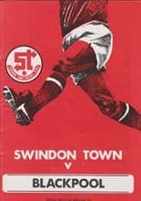 Swindon Town v Blackpool 23-Sep-1978