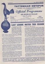 Tottenham Hotspur v Blackpool 26-Apr-1958
